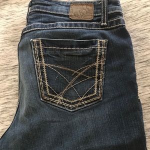 BKE Kate Jeans Stretch Bootcut 33x35 1/2 Mid Rise